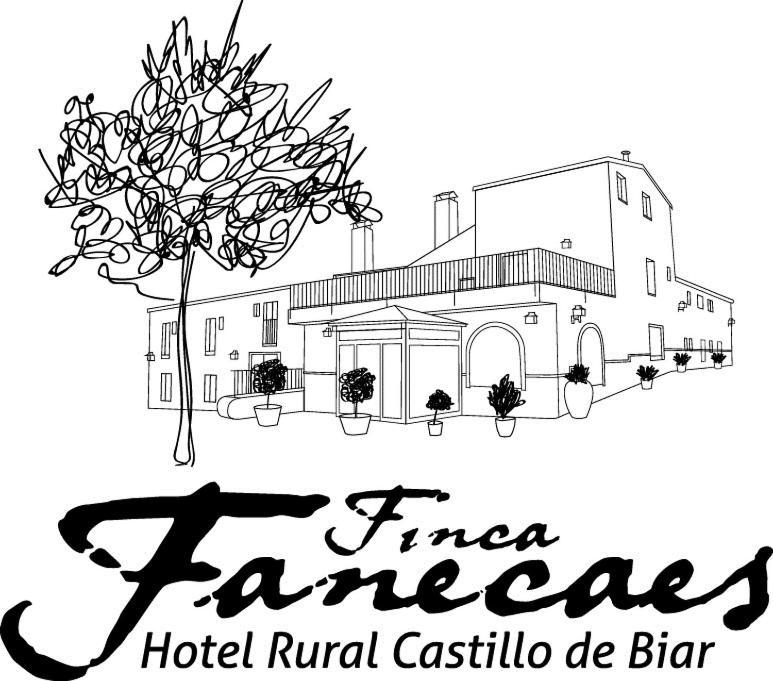 Hotel Rural Castillo De Biar Finca Fanecaes Kültér fotó